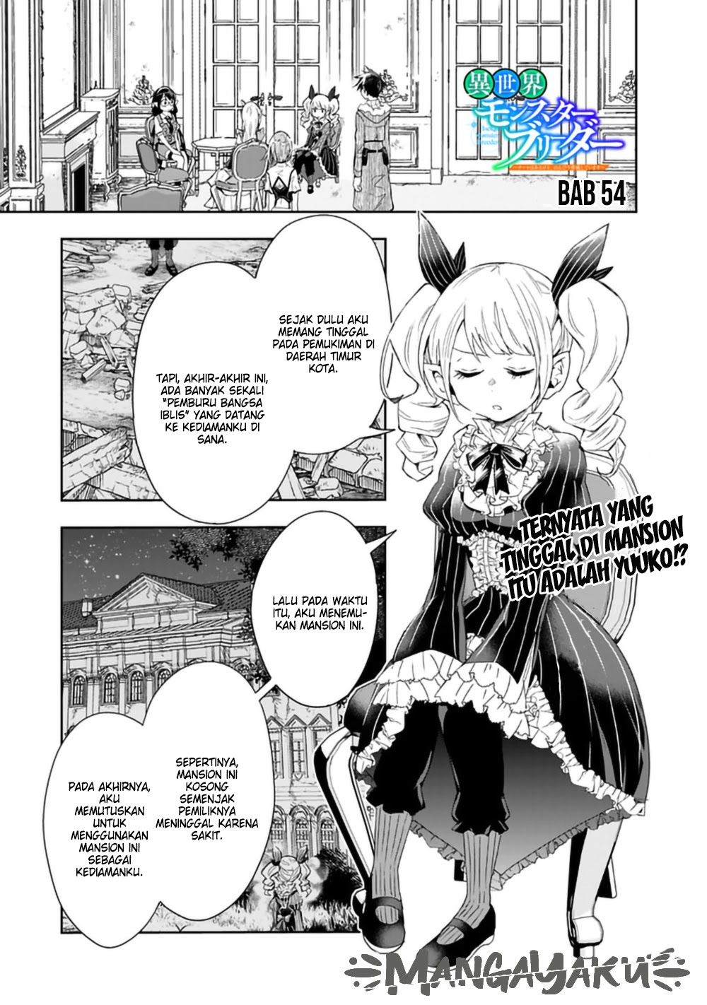 Isekai Monster Breeder Chapter 54 Bahasa Indonesia